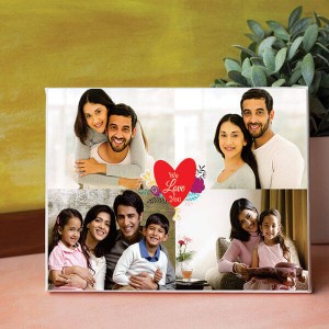 We love you Personalized Canvas - Personalised Photo Frames Gifts
