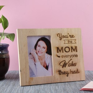 Customised Mom Wooden Frame - Personalised Engraved Gifts