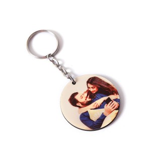 Personalised Round Key Chain - Gifts for Wife Online