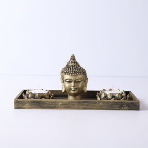 Buddha God Head with T light holder - Gifts for Mother