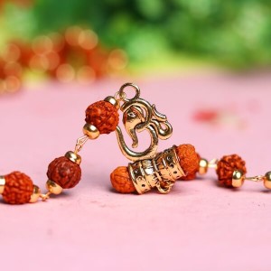 Divine Rudraksha OM Bracelet