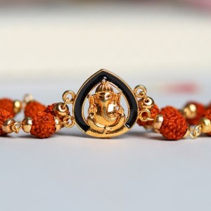 Exquisite Ganesha Rudraksha Bracelet
